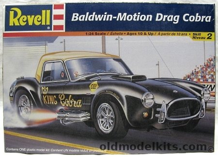 Revell 1/25 Baldwin-Motion Drag Cobra King Cobra 427, 85-7664 plastic model kit